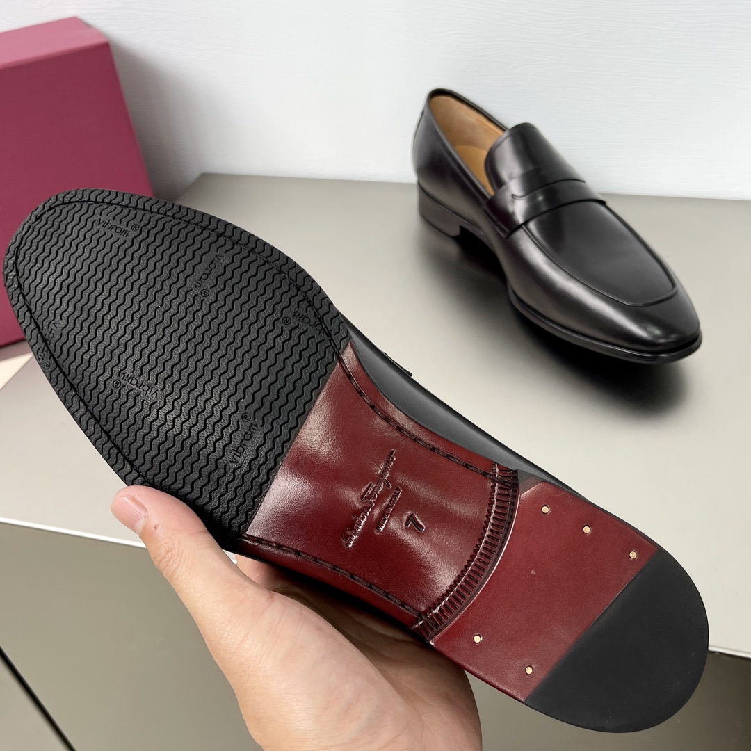 Ferragamo Haute Couture Classic Luxury Leather Shoe Ref.37992D8C 6