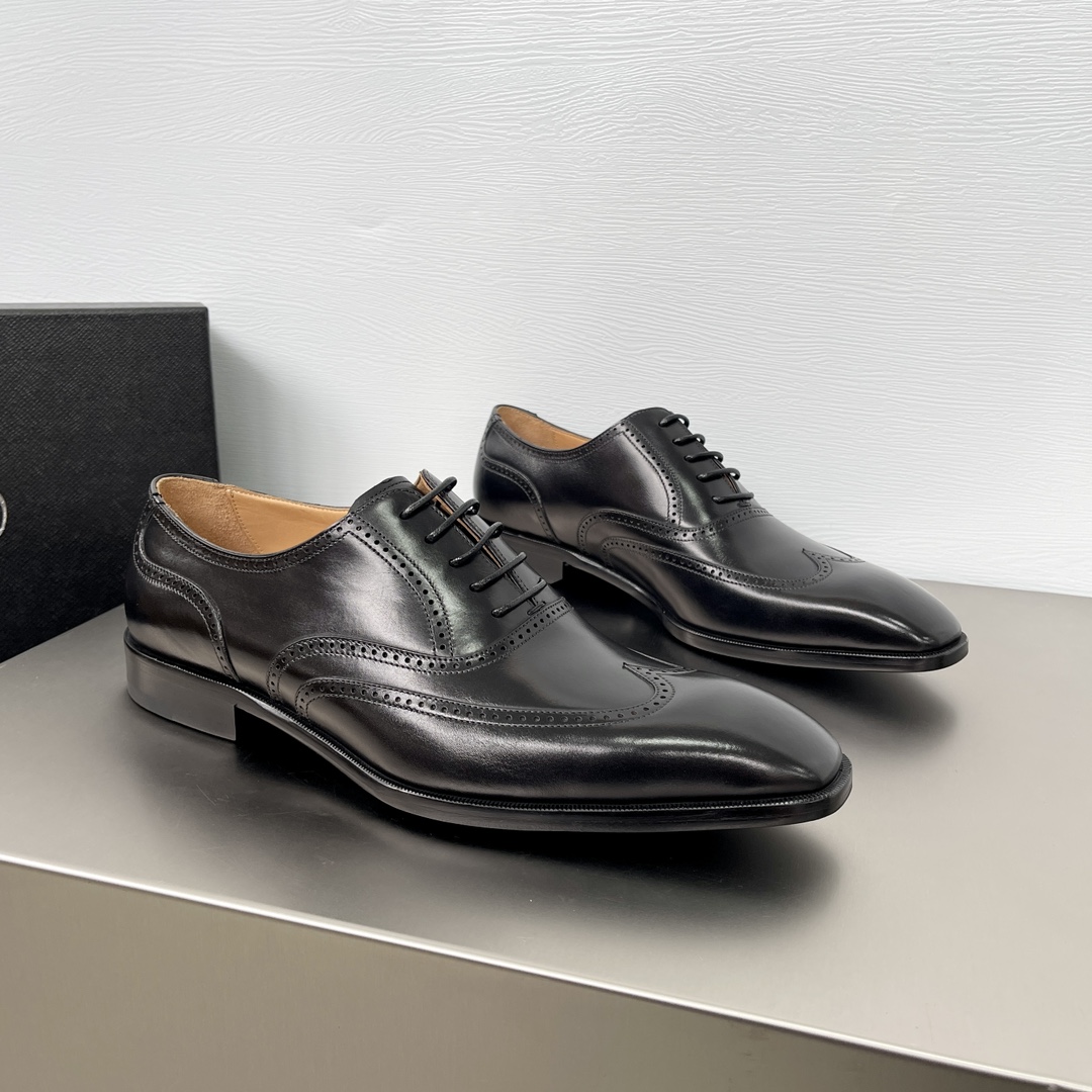 Prada/普拉达 手工精品男士正装鞋 3