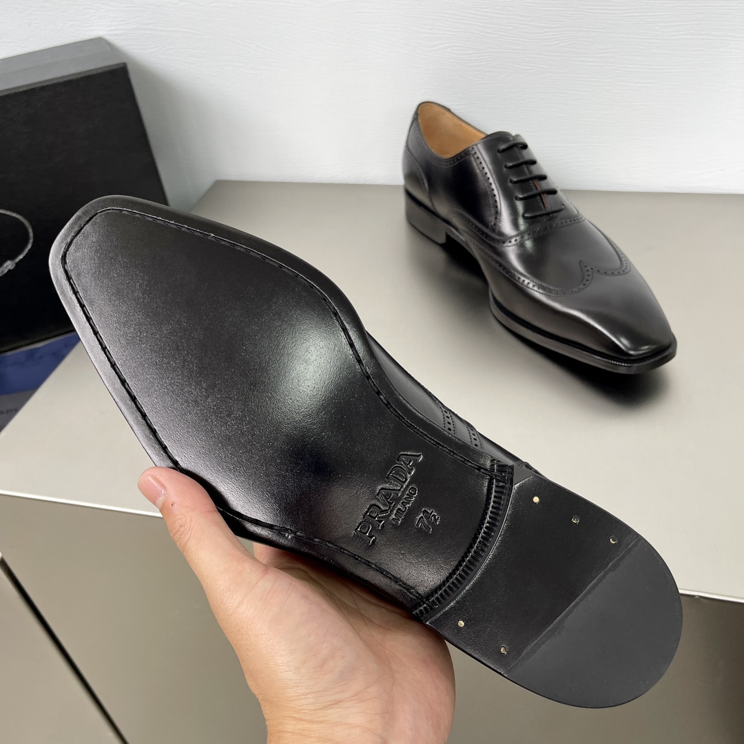 Prada/普拉达 手工精品男士正装鞋 6