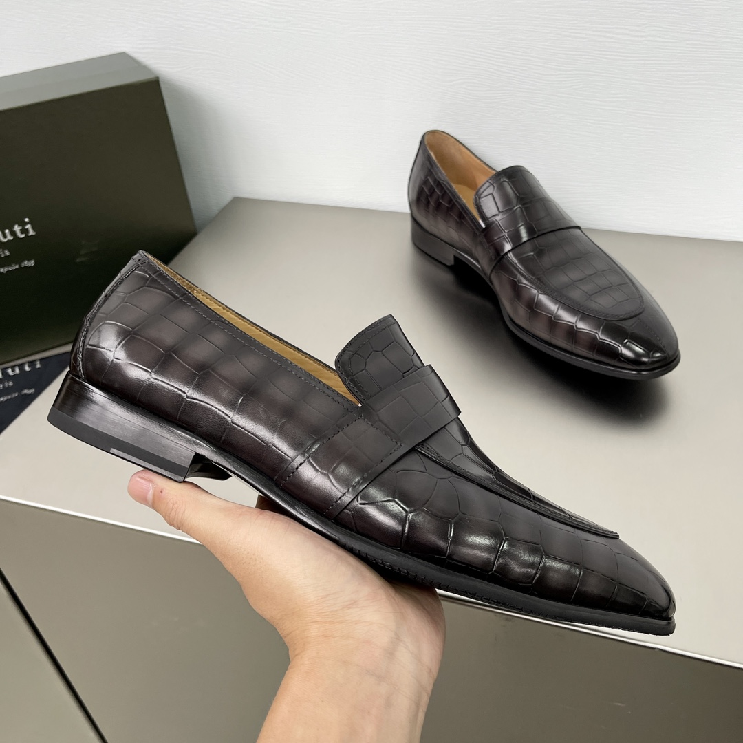 Berluti Shoe Collection crafted with premium materials and signature 4