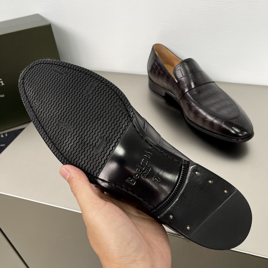 Berluti Shoe Collection crafted with premium materials and signature 6