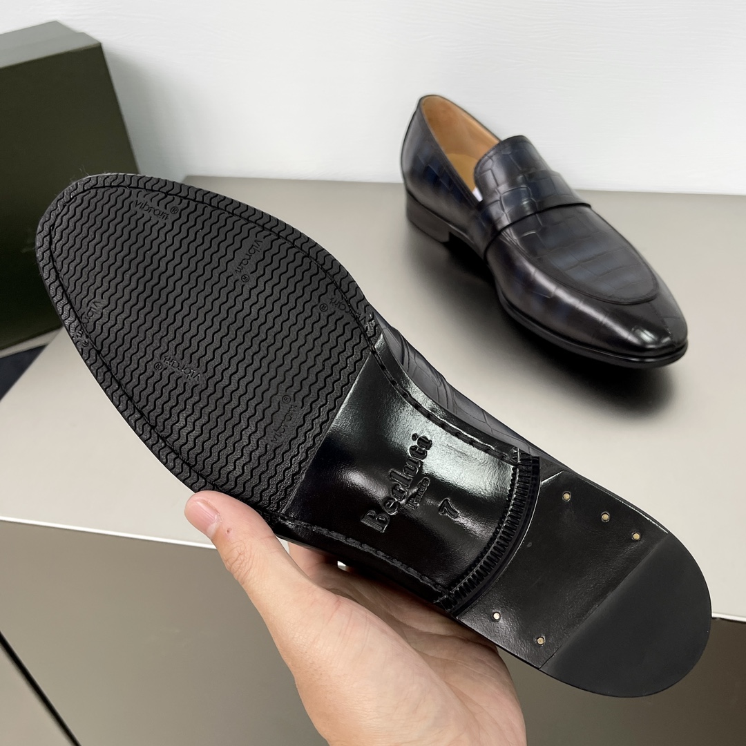 Berluti Shoe Collection crafted with premium materials and signature 6