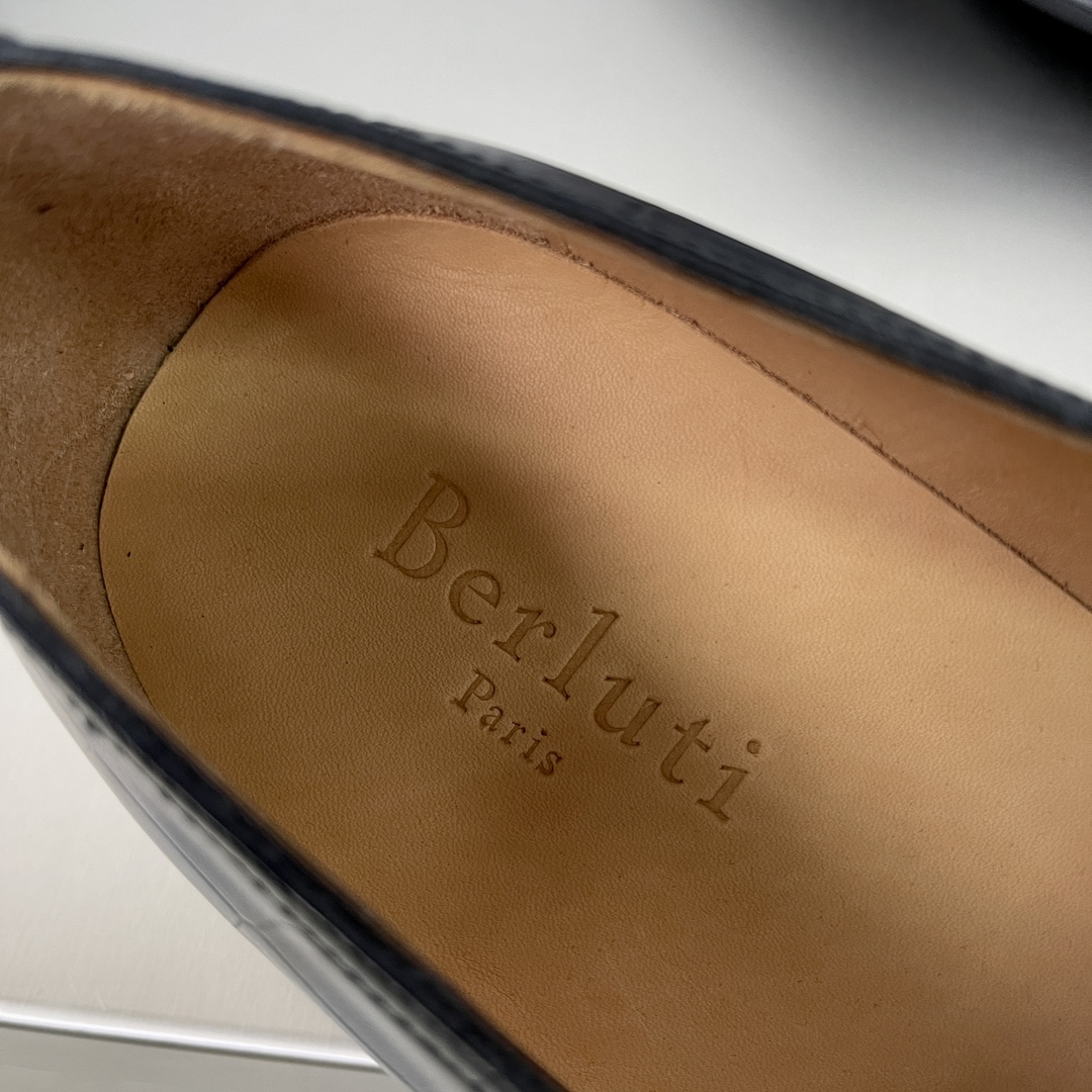 Berluti Shoe Collection crafted with premium materials and signature 8