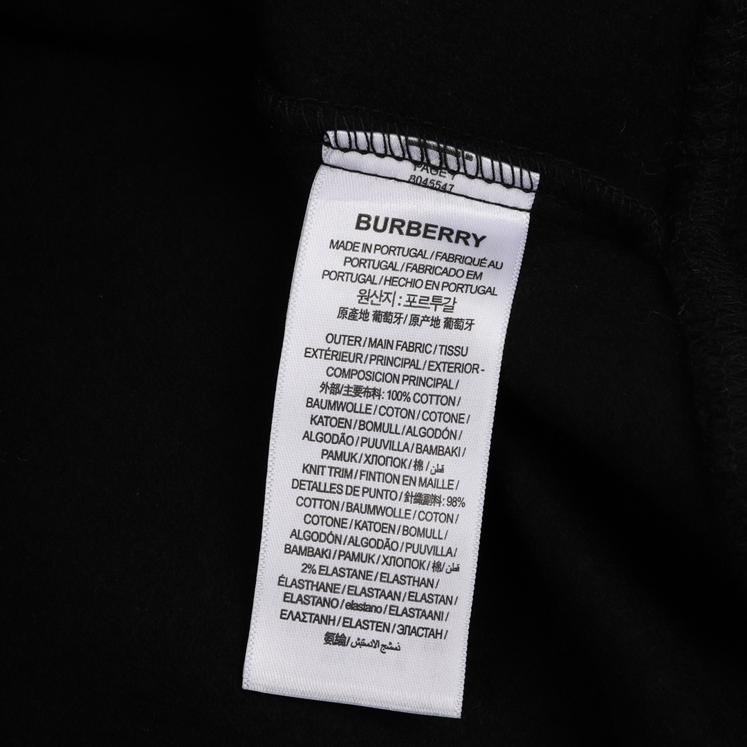 Burberry/巴宝莉 格子拼接连帽卫衣