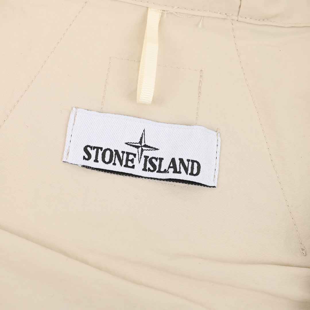 400 Stone Island/石头岛 户外多口袋风衣拉链外套
