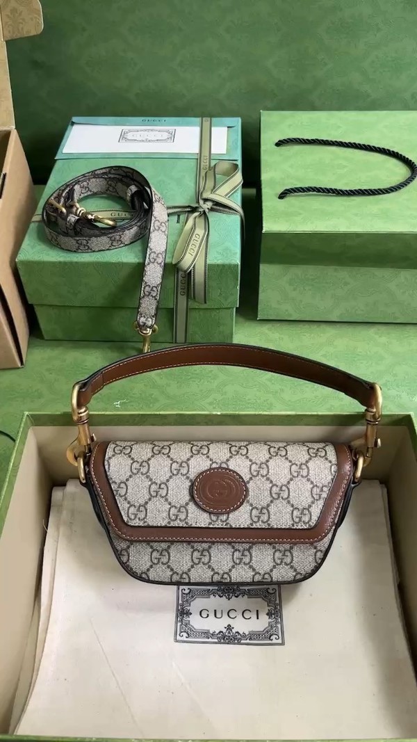 Gucci Bags Handbags High Quality AAA Replica Brown Mini