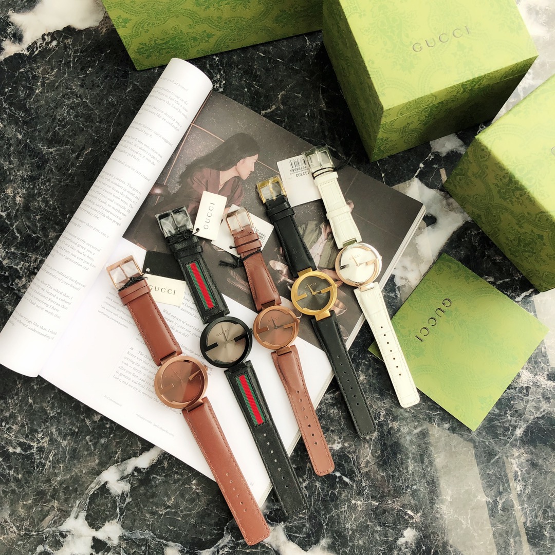 Modelos originales auténticos GUCCI doble G para hombre y mujer, productos originales exportados, equipados c…