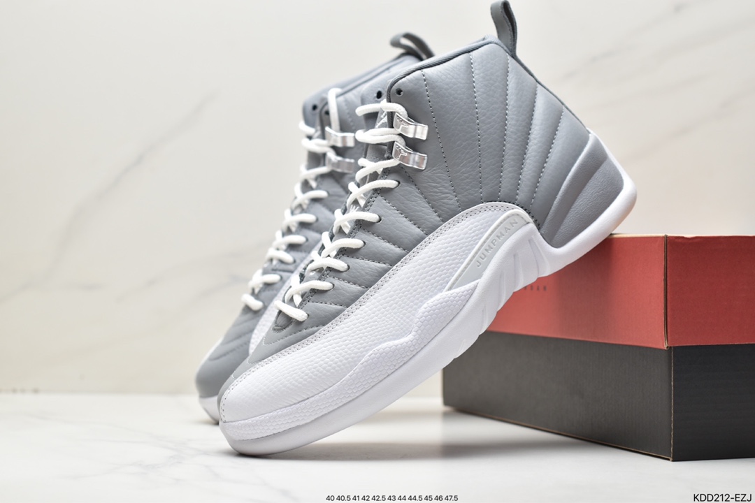 460 纯原Air Jordan AJ12灰白  CT8013-015
