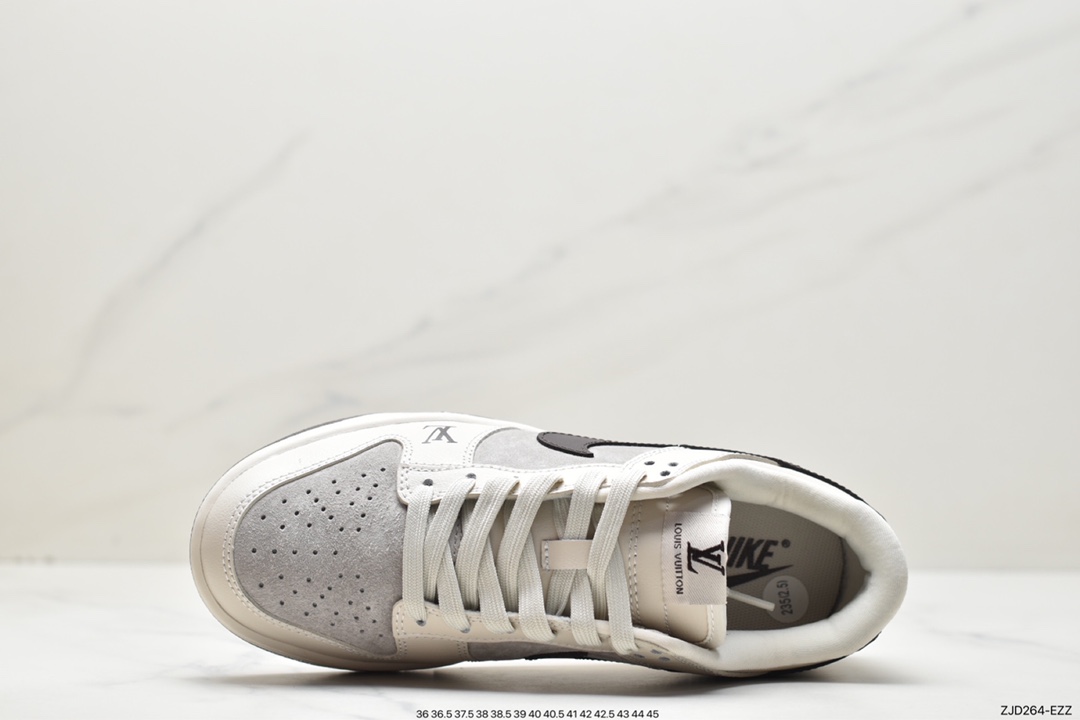 240 Nike SB Dunk Low ”LV联名” 高端定制 低帮休闲运动板鞋 FC1688-400