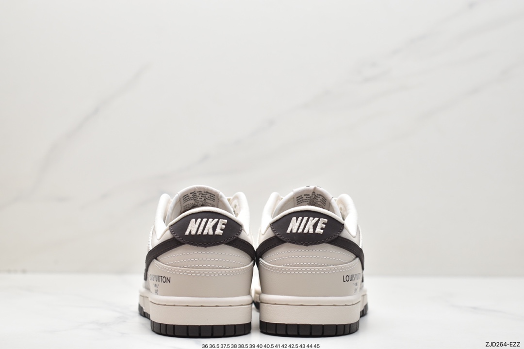 240 Nike SB Dunk Low ”LV联名” 高端定制 低帮休闲运动板鞋 FC1688-400