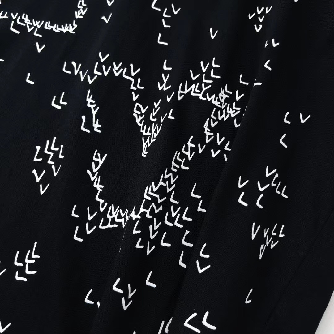 170 LOUIS VUITTON*路易威登LV2023满幅小logo短袖T恤