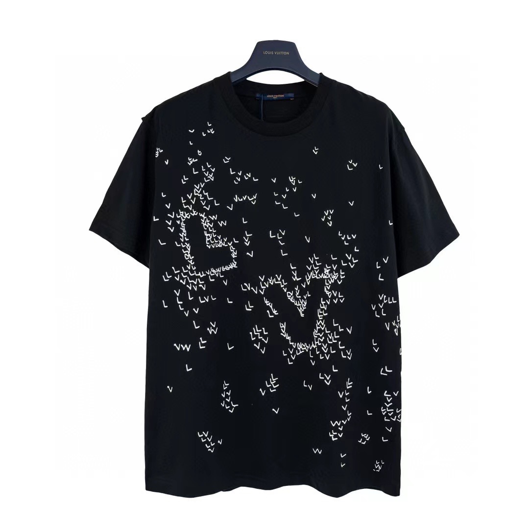 170 LOUIS VUITTON*路易威登LV2023满幅小logo短袖T恤