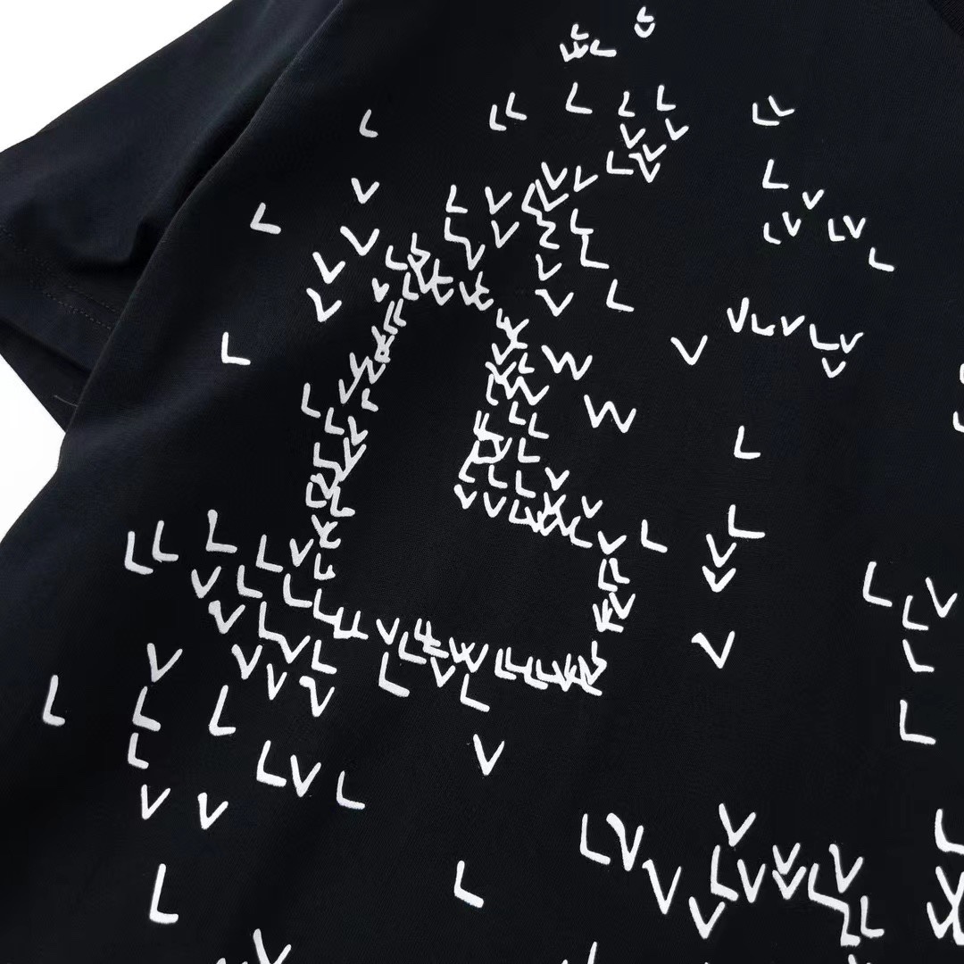 170 LOUIS VUITTON*路易威登LV2023满幅小logo短袖T恤