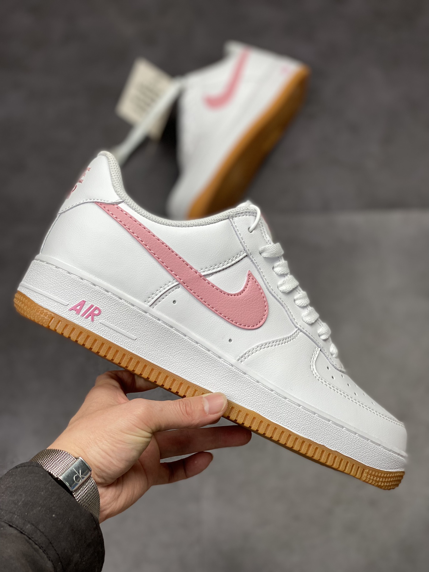 Nike Air Force 1 Low 07 white powder raw rubber DM0576-101