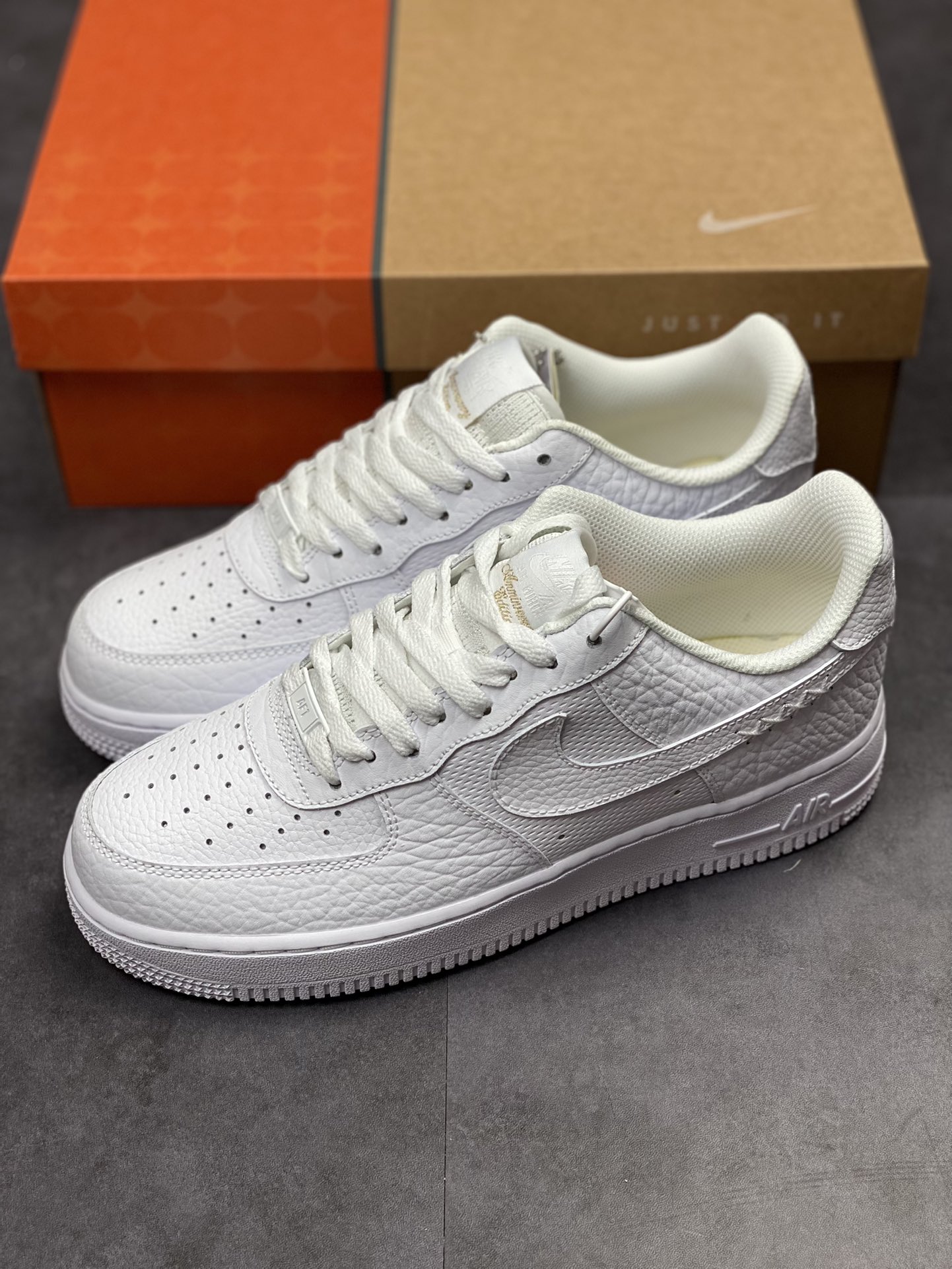Nike Air Force 1 Low 07 grained tumbled pure white DZ4711-100
