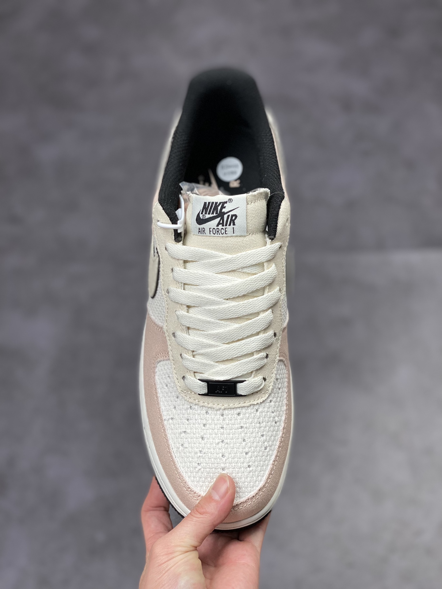 Nike Air Force 1 Low 07 白粉帆布拼接315122-668