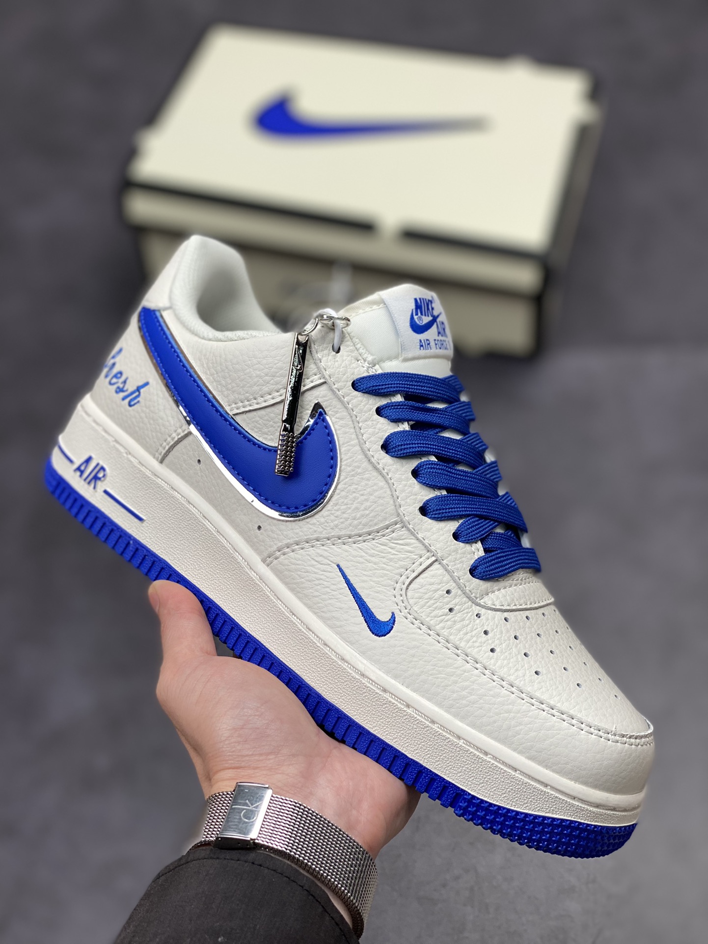 Nike Air Force 1 Low 07 白蓝小钩 BM1996-077