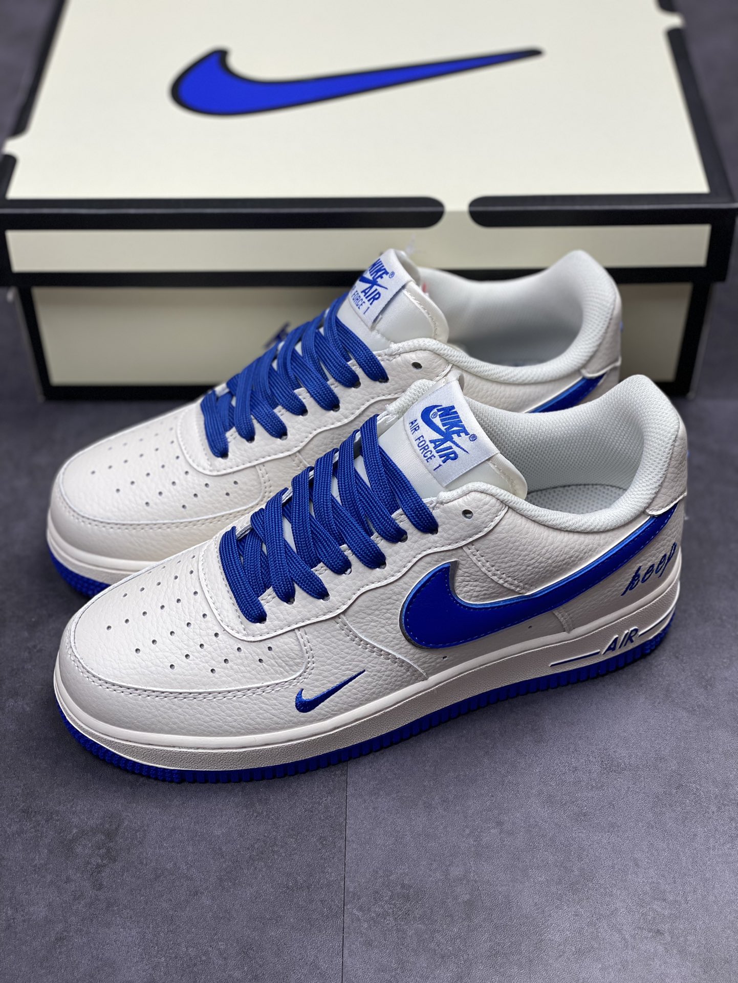 Nike Air Force 1 Low 07 白蓝小钩 BM1996-077