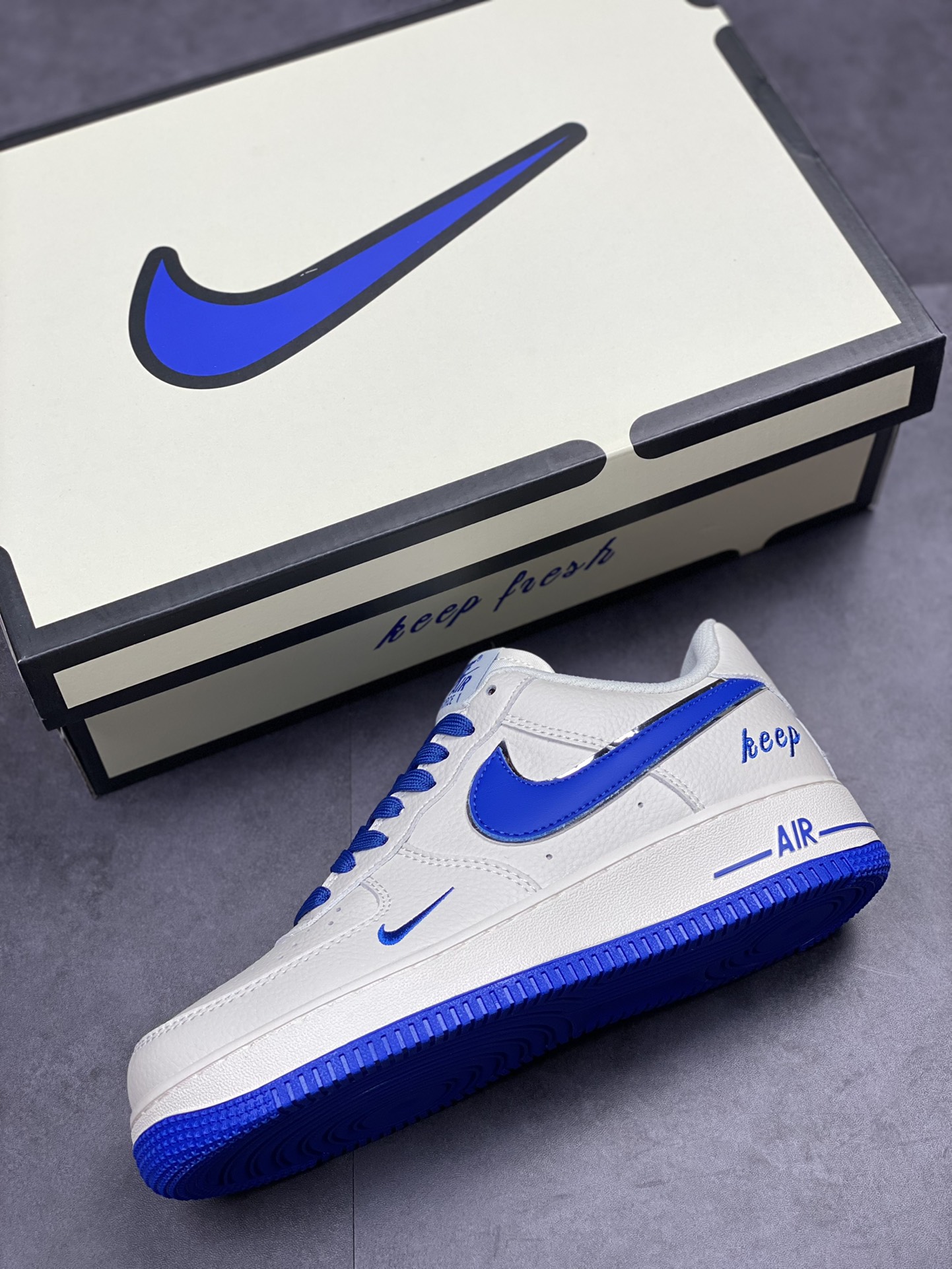 Nike Air Force 1 Low 07 白蓝小钩 BM1996-077