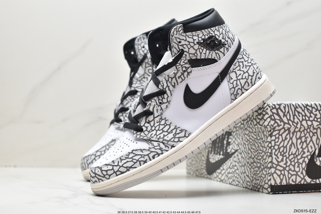 270 Air Jordan 1 High ”Elephant” 黑白 DZ5485-052