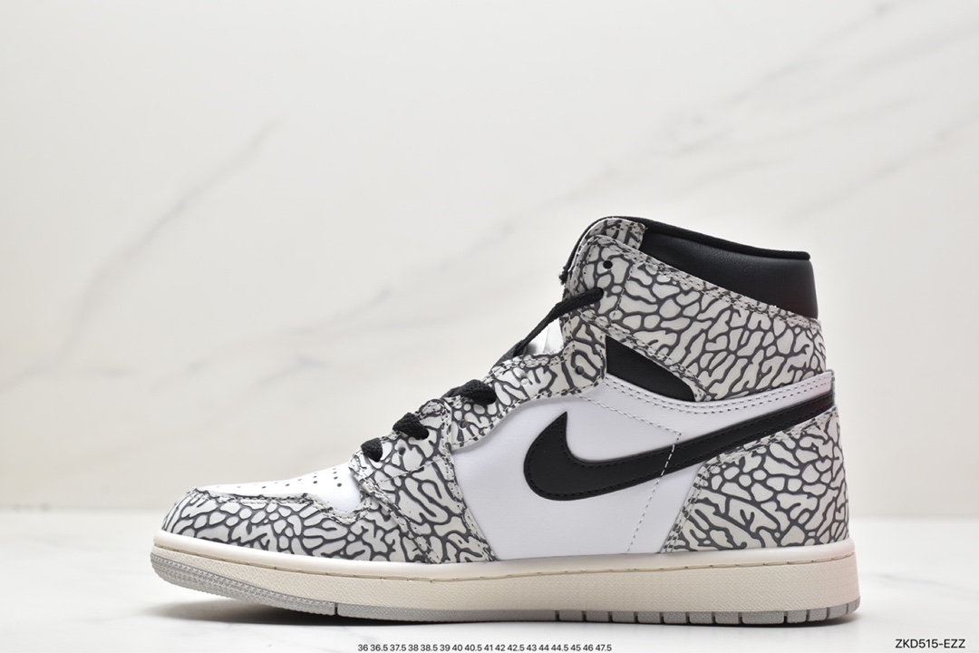 270 Air Jordan 1 High ”Elephant” 黑白 DZ5485-052