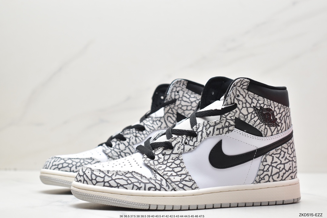 270 Air Jordan 1 High ”Elephant” 黑白 DZ5485-052