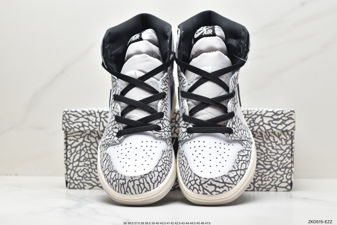 270 Air Jordan 1 High ”Elephant” 黑白 DZ5485-052
