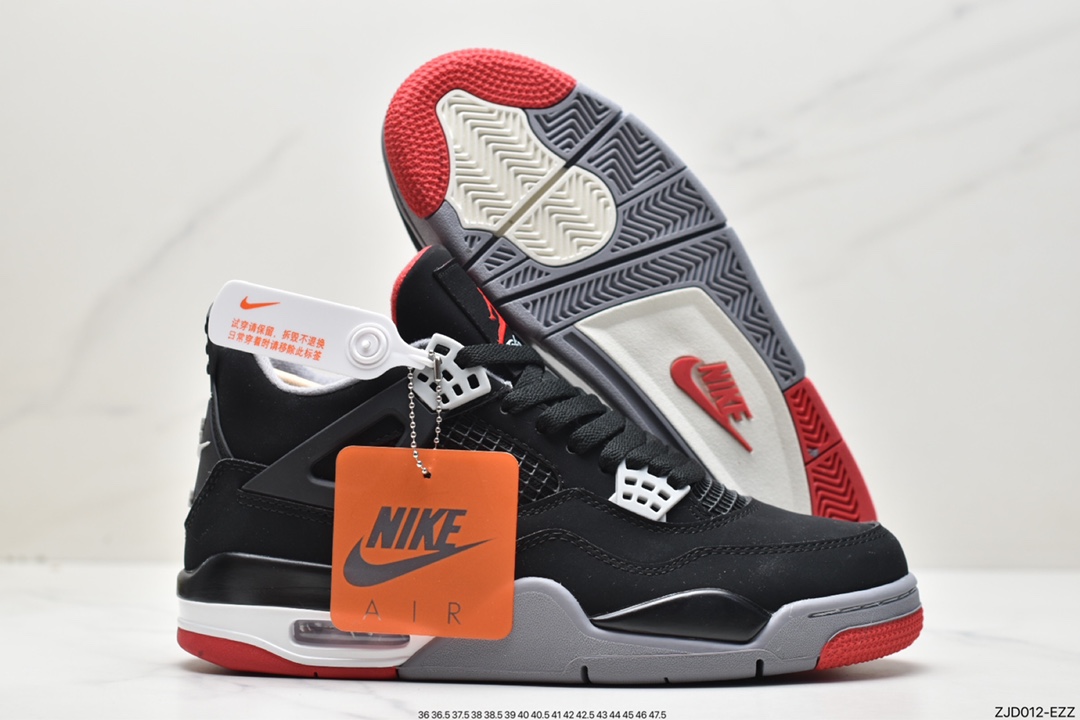 240 耐克Nike Air Jordan 4 Retro OG迈克尔·乔丹AJ4代中帮308497-060