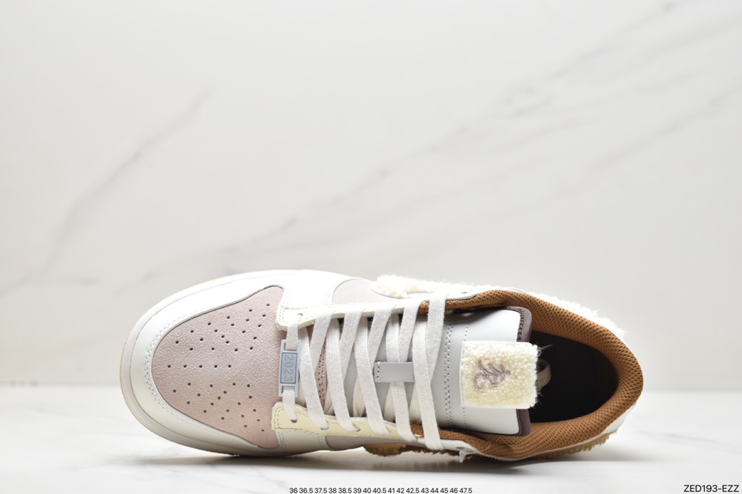 260 Nike SB Dunk Low”Year of the Rabbit”扣篮系列低帮休闲运动滑板板鞋“浅棕米白穗兔”FD4203-211