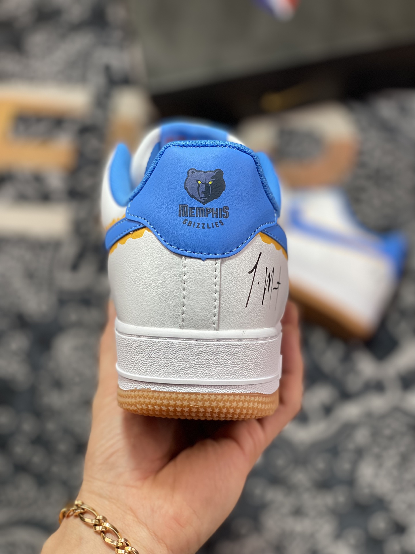 200 Nike Air Force 1Low '07 LV8”Ja Morant 12”空军一号低帮“白北卡蓝莫兰特”NH1412-992