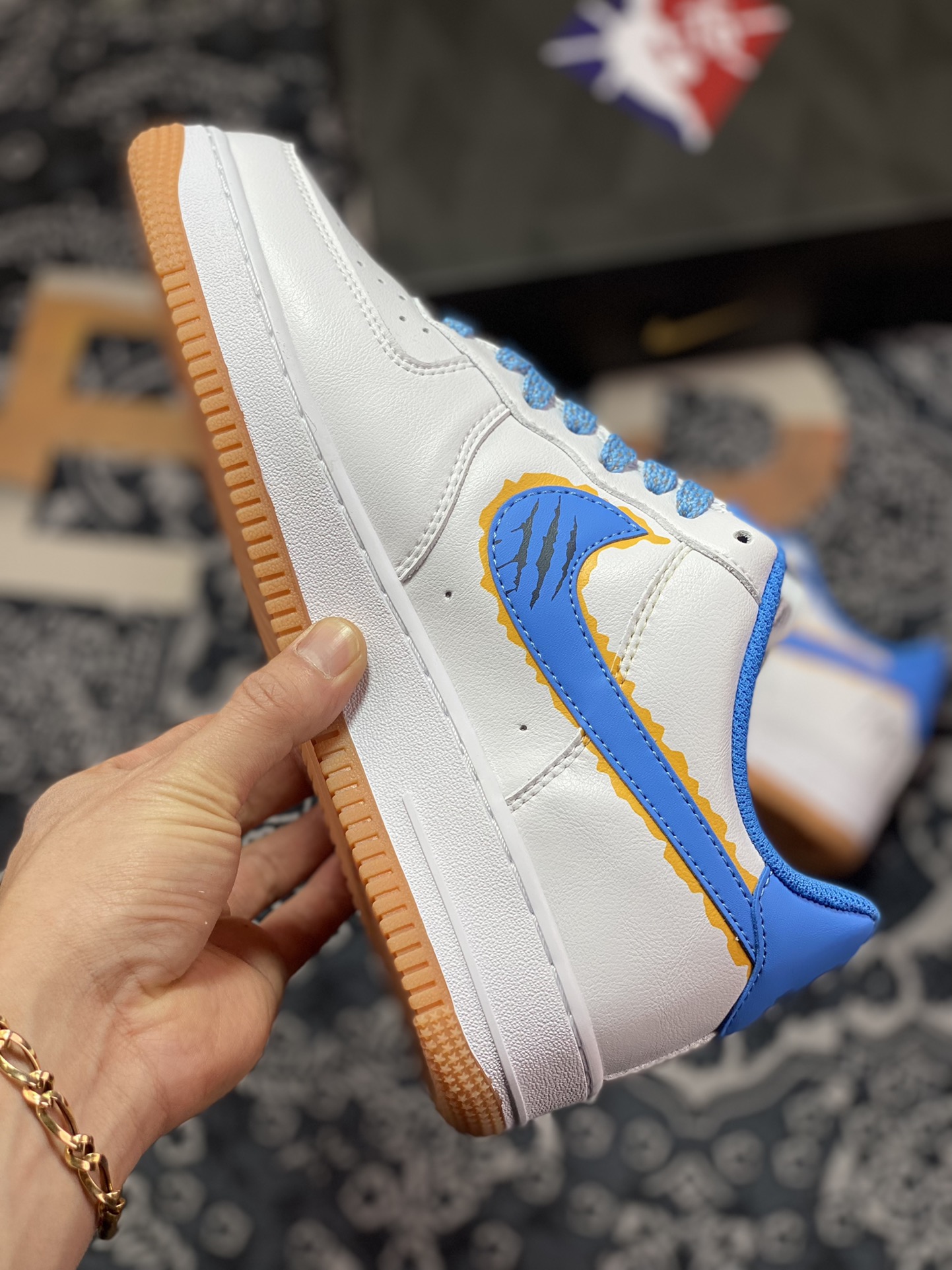 200 Nike Air Force 1Low '07 LV8”Ja Morant 12”空军一号低帮“白北卡蓝莫兰特”NH1412-992