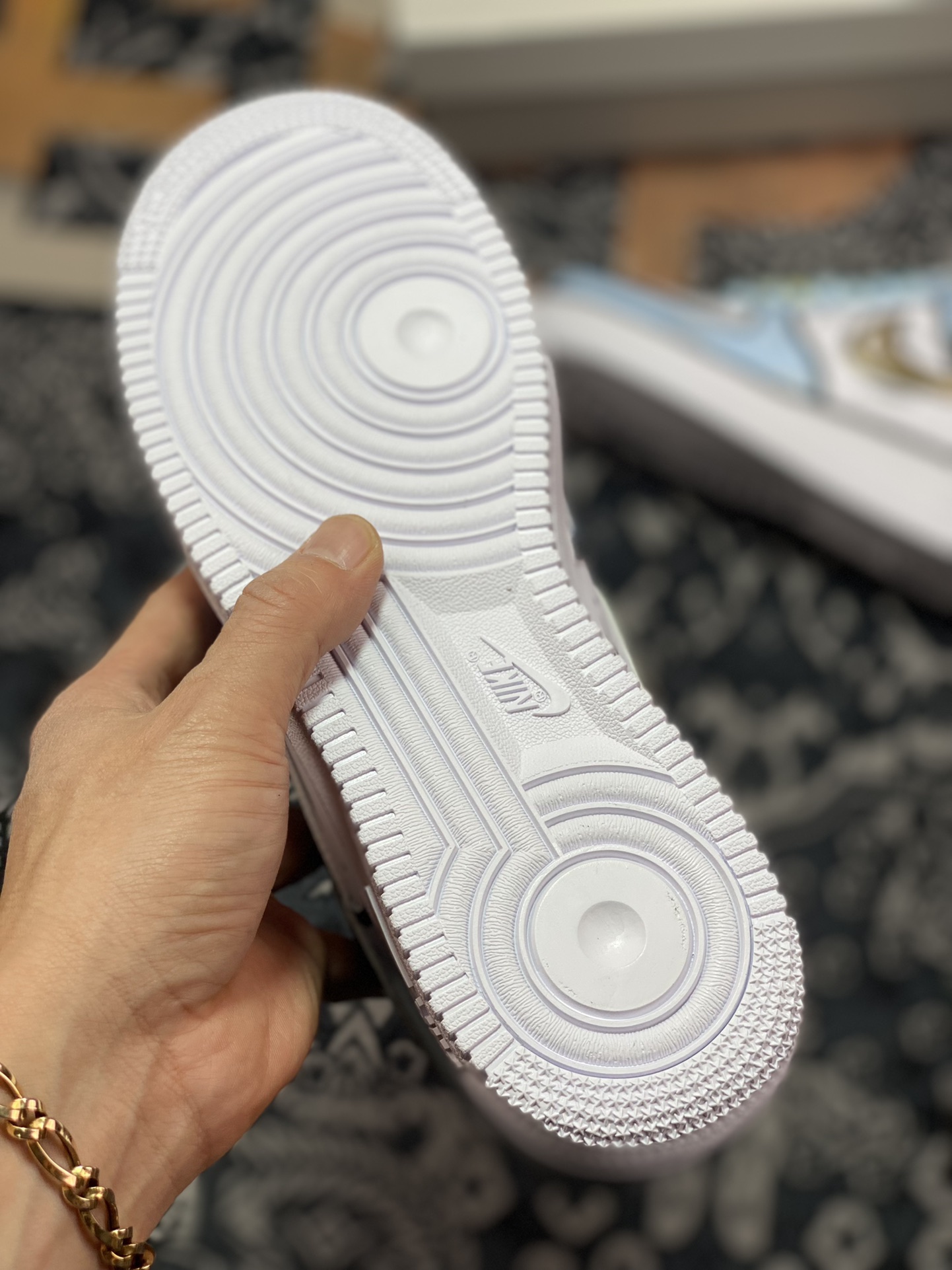 260 Nike Air Force 1 '07 Low”White/Black/Gold/Blue”空军一号CW2288-212