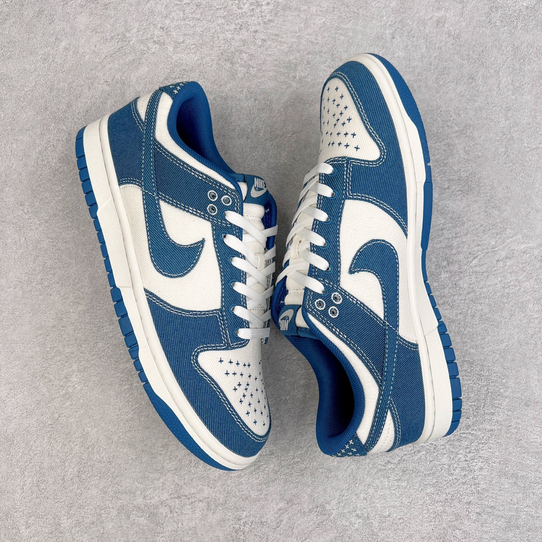 图片[3]-＃AY/GZ纯原福利 NK DUNK Low 工业蓝 DV0834-101 独家原厂航空铝磨具打磨大底 鞋头坡度极致还原 原盒原配 圈内天花板工艺 原厂冲刀 超高清洁度 全鞋零毛边皮料切割 全套原楦原模倾力打造完美版型 采用原厂百宏鞋带以及原厂百宏织唛舌标 内标可供原厂几率过验 原厂中底布黄色点胶 原厂中底布拉帮走线遵循公司 尺码对应库存‼️-选品中心