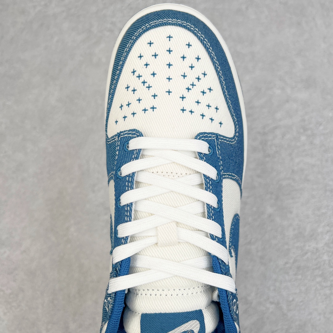 图片[4]-＃AY/GZ纯原福利 NK DUNK Low 工业蓝 DV0834-101 独家原厂航空铝磨具打磨大底 鞋头坡度极致还原 原盒原配 圈内天花板工艺 原厂冲刀 超高清洁度 全鞋零毛边皮料切割 全套原楦原模倾力打造完美版型 采用原厂百宏鞋带以及原厂百宏织唛舌标 内标可供原厂几率过验 原厂中底布黄色点胶 原厂中底布拉帮走线遵循公司 尺码对应库存‼️-选品中心