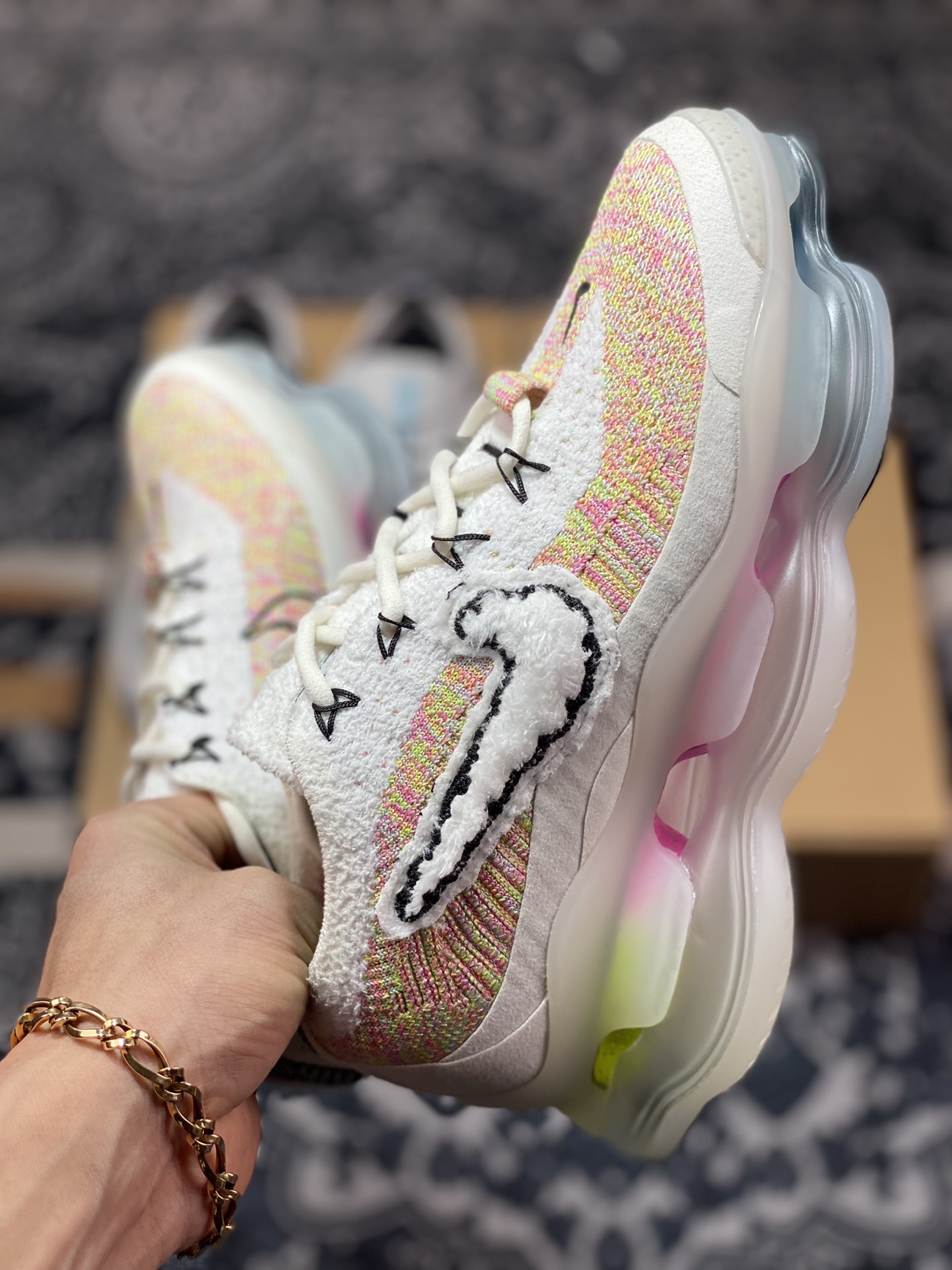280 Nike Air Max Scorpion Flyknit”White/Black/Multicolor”天蝎座系列2022款超FJ6031-910