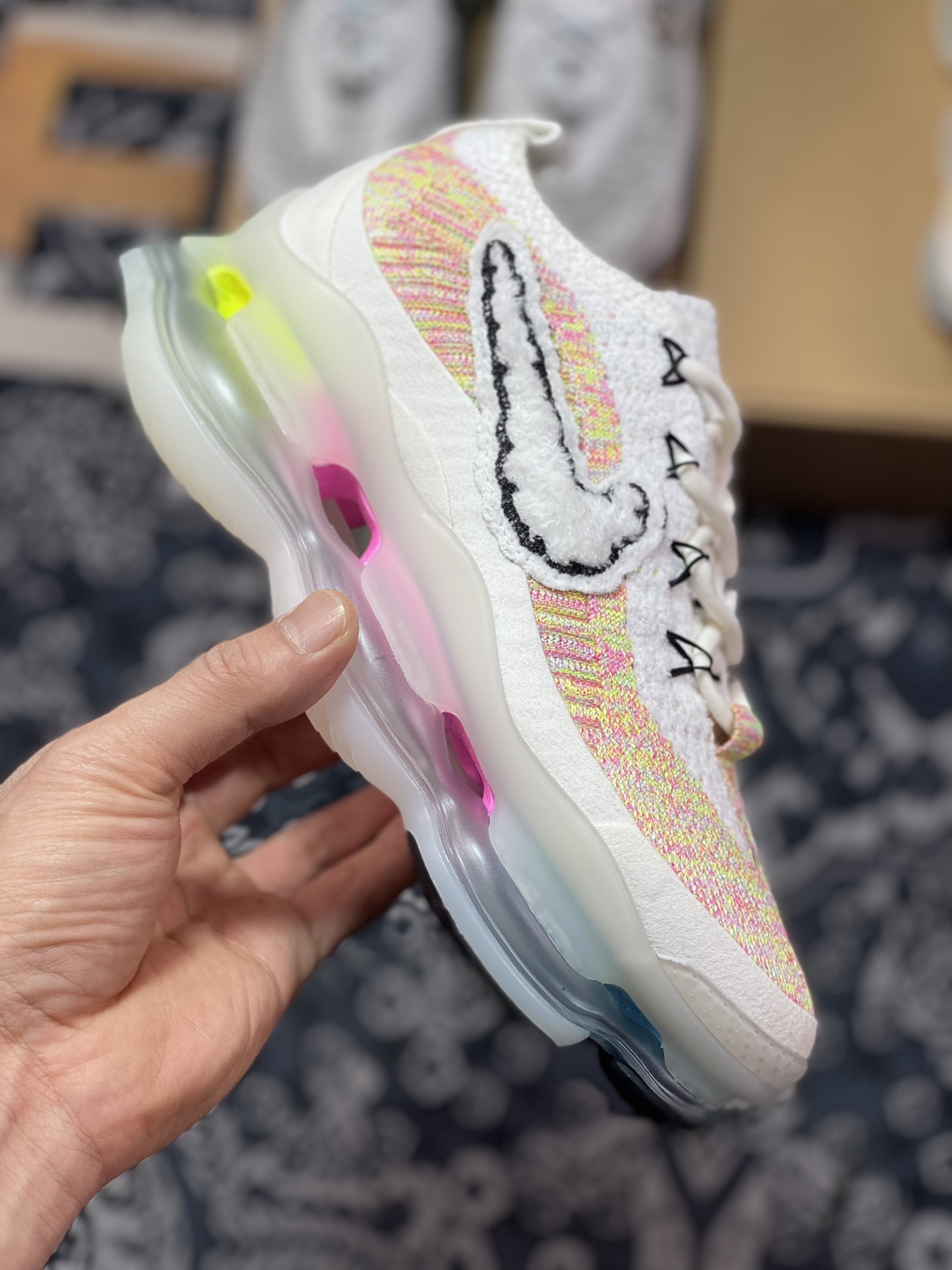 280 Nike Air Max Scorpion Flyknit”White/Black/Multicolor”天蝎座系列2022款超FJ6031-910
