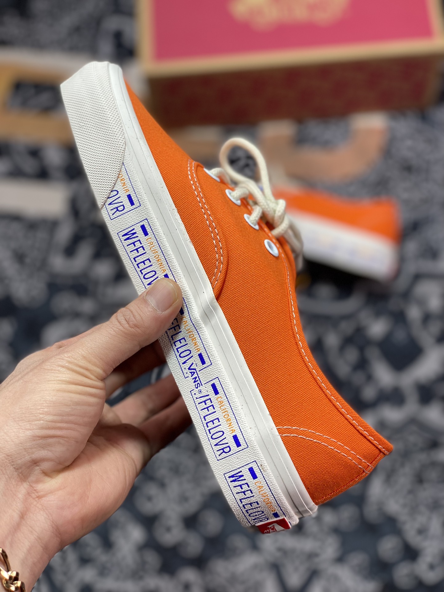 140   Vans Authentic 44 DX  春夏新款 活力橙串珠鞋带