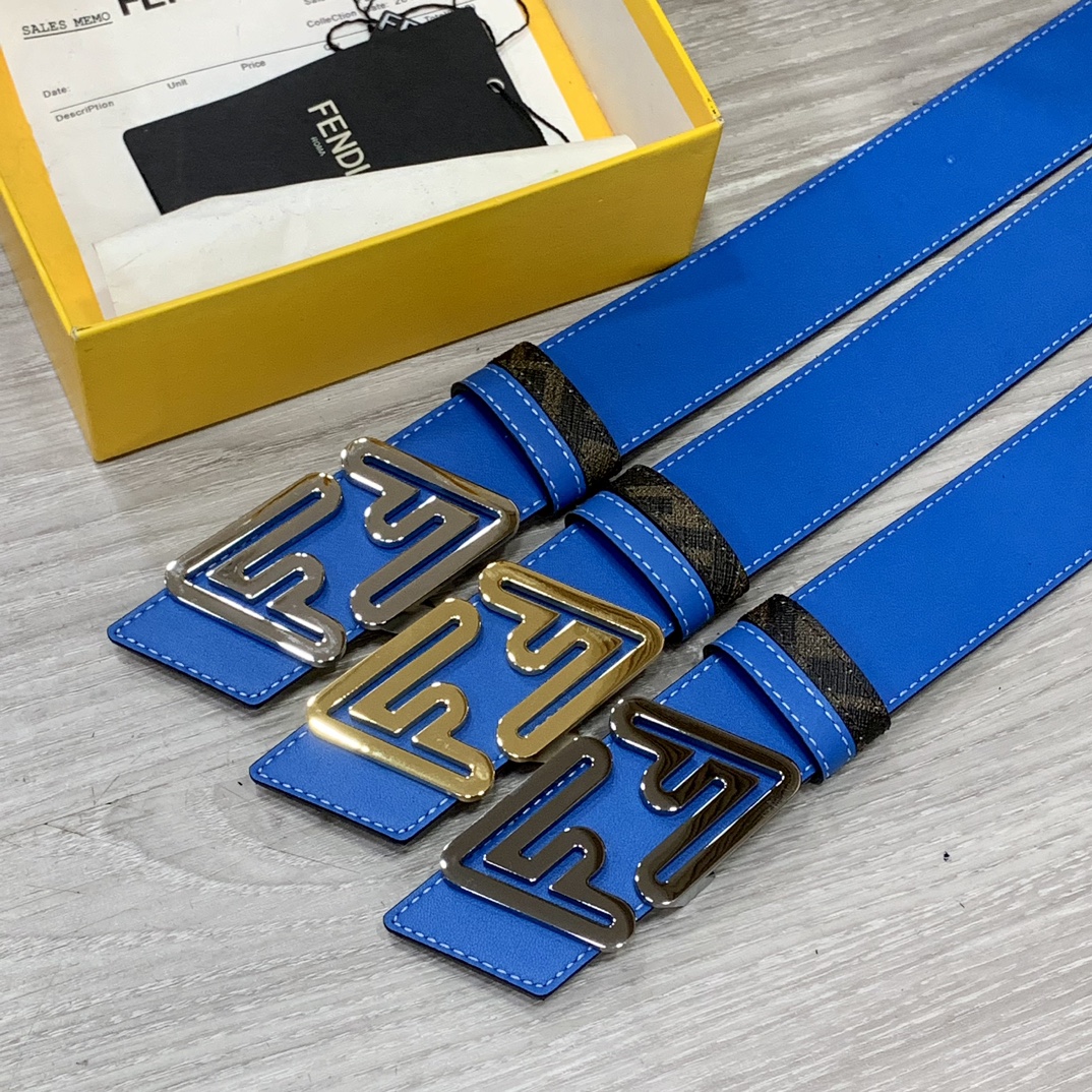 FENDI芬迪专柜同款宽4.0CM双