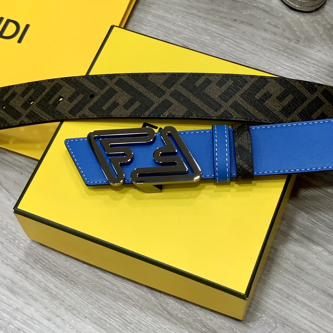 FENDI芬迪专柜同款宽4.0CM双