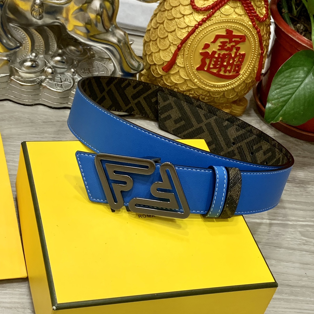 FENDI芬迪专柜同款宽4.0CM双