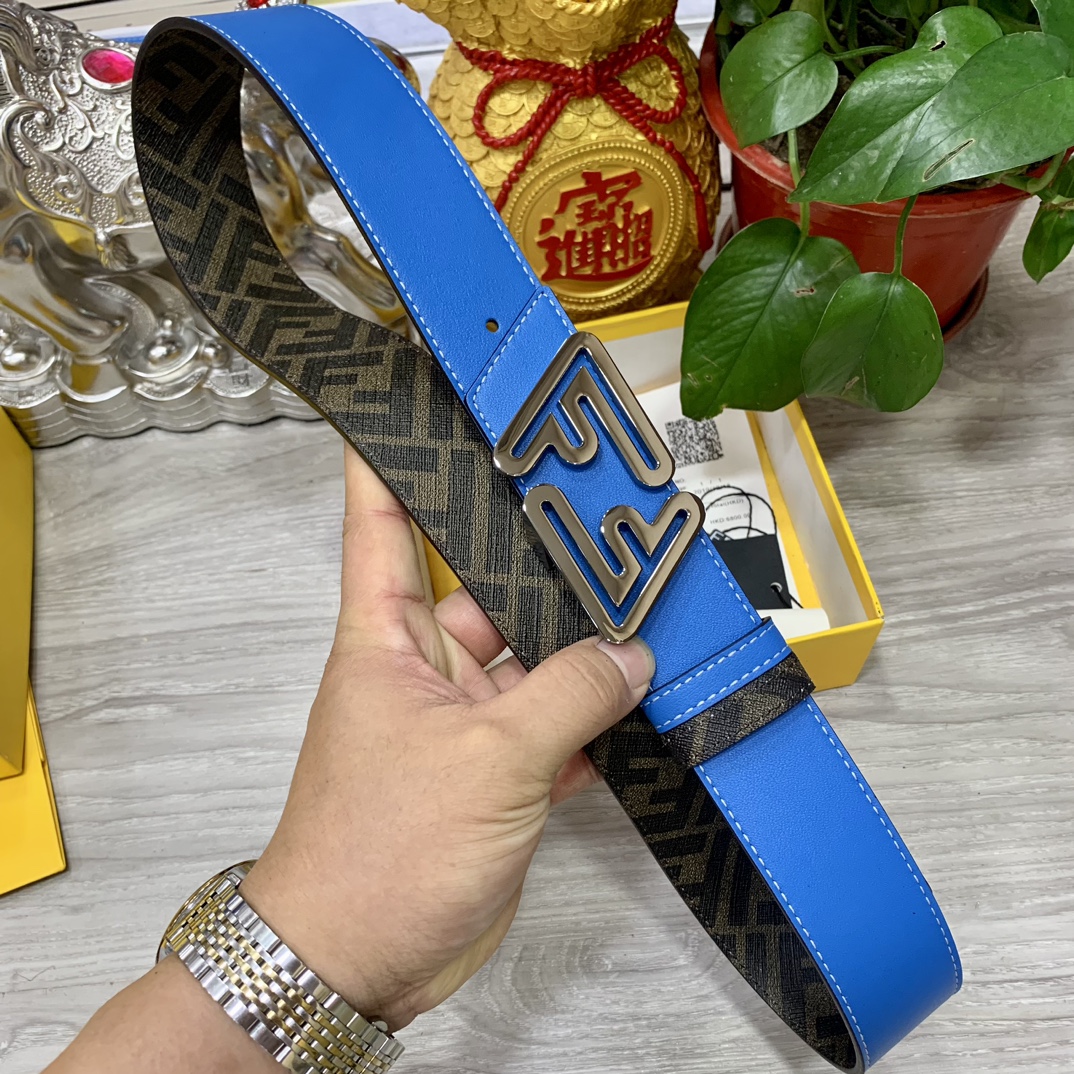 FENDI芬迪专柜同款宽4.0CM双