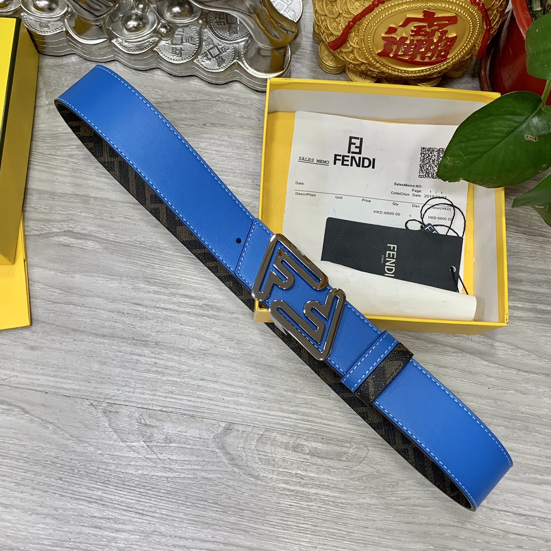 FENDI芬迪专柜同款宽4.0CM双
