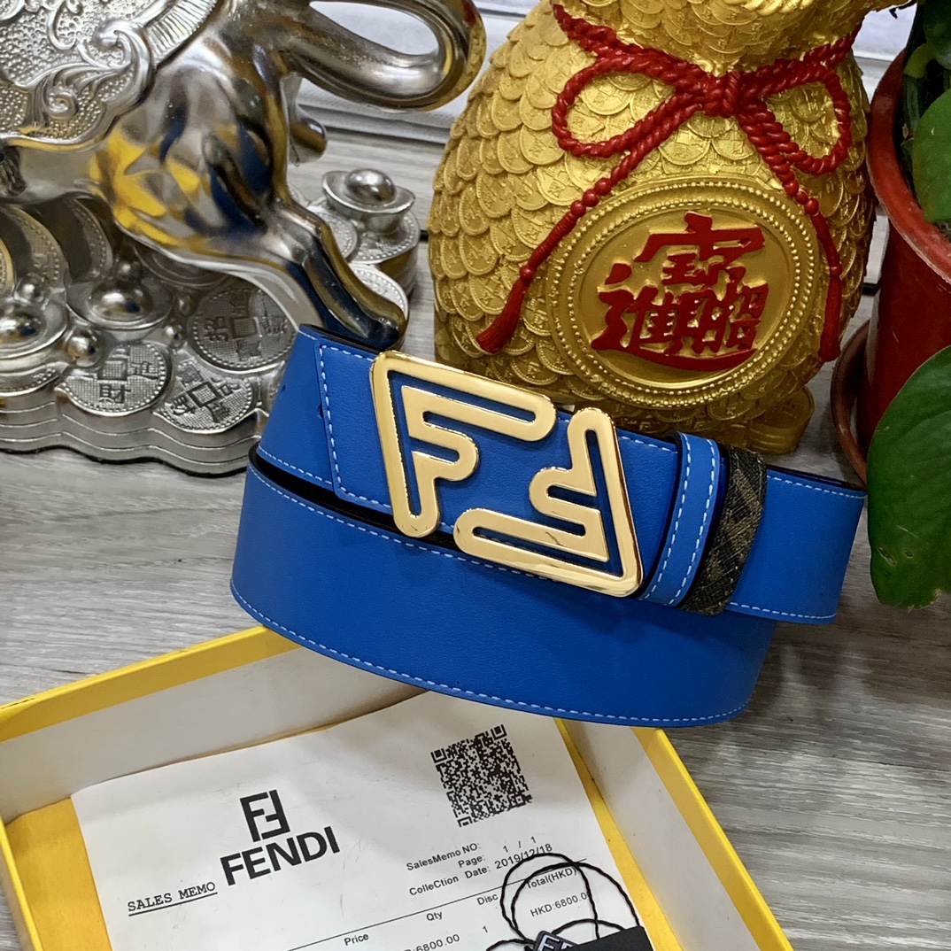 FENDI芬迪专柜同款宽4.0CM双