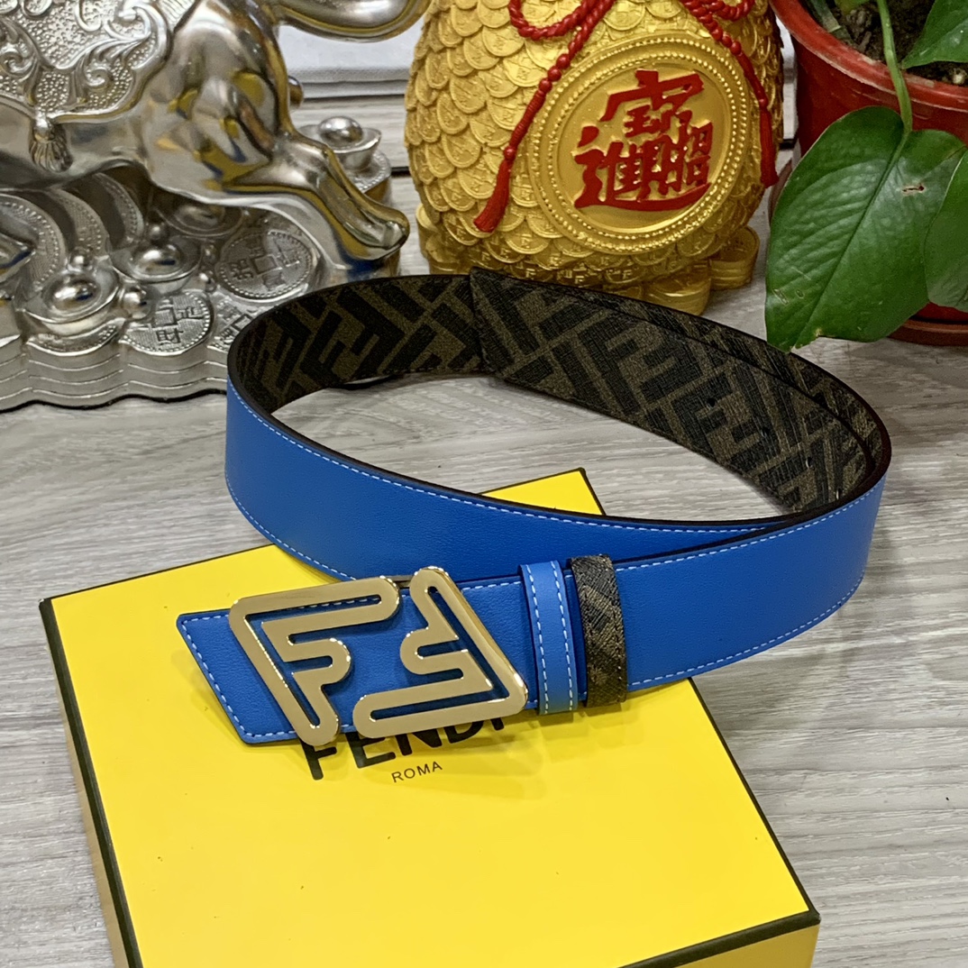 FENDI芬迪专柜同款宽4.0CM双