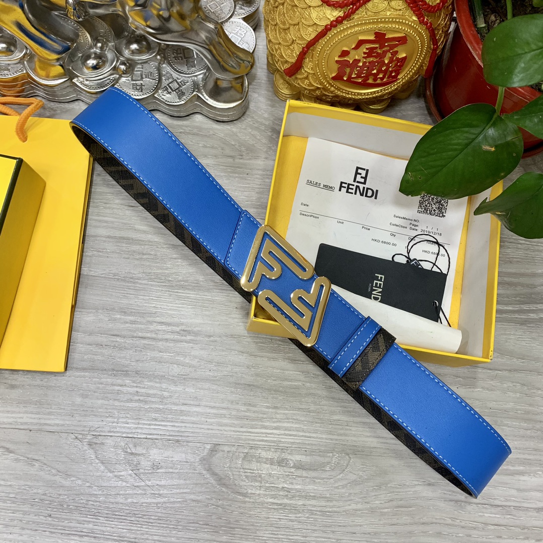 FENDI芬迪专柜同款宽4.0CM双