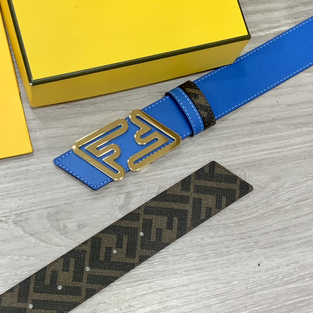 FENDI芬迪专柜同款宽4.0CM双