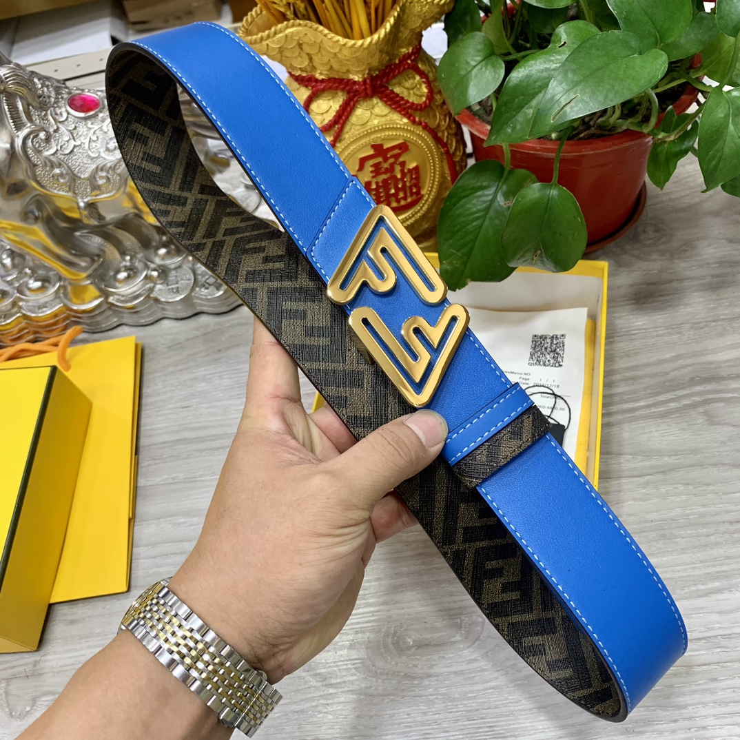 FENDI芬迪专柜同款宽4.0CM双