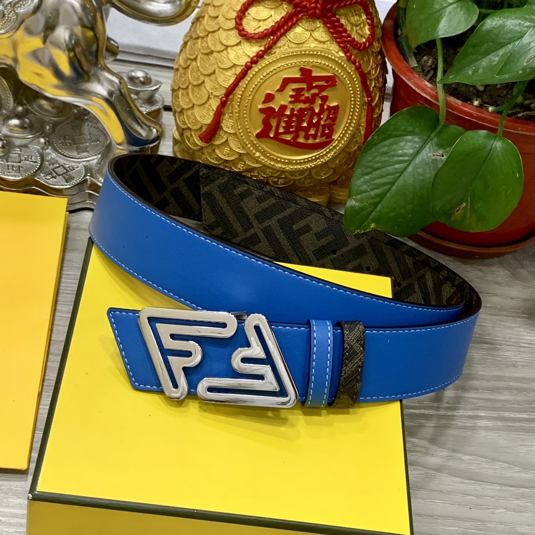 FENDI芬迪专柜同款宽4.0CM双