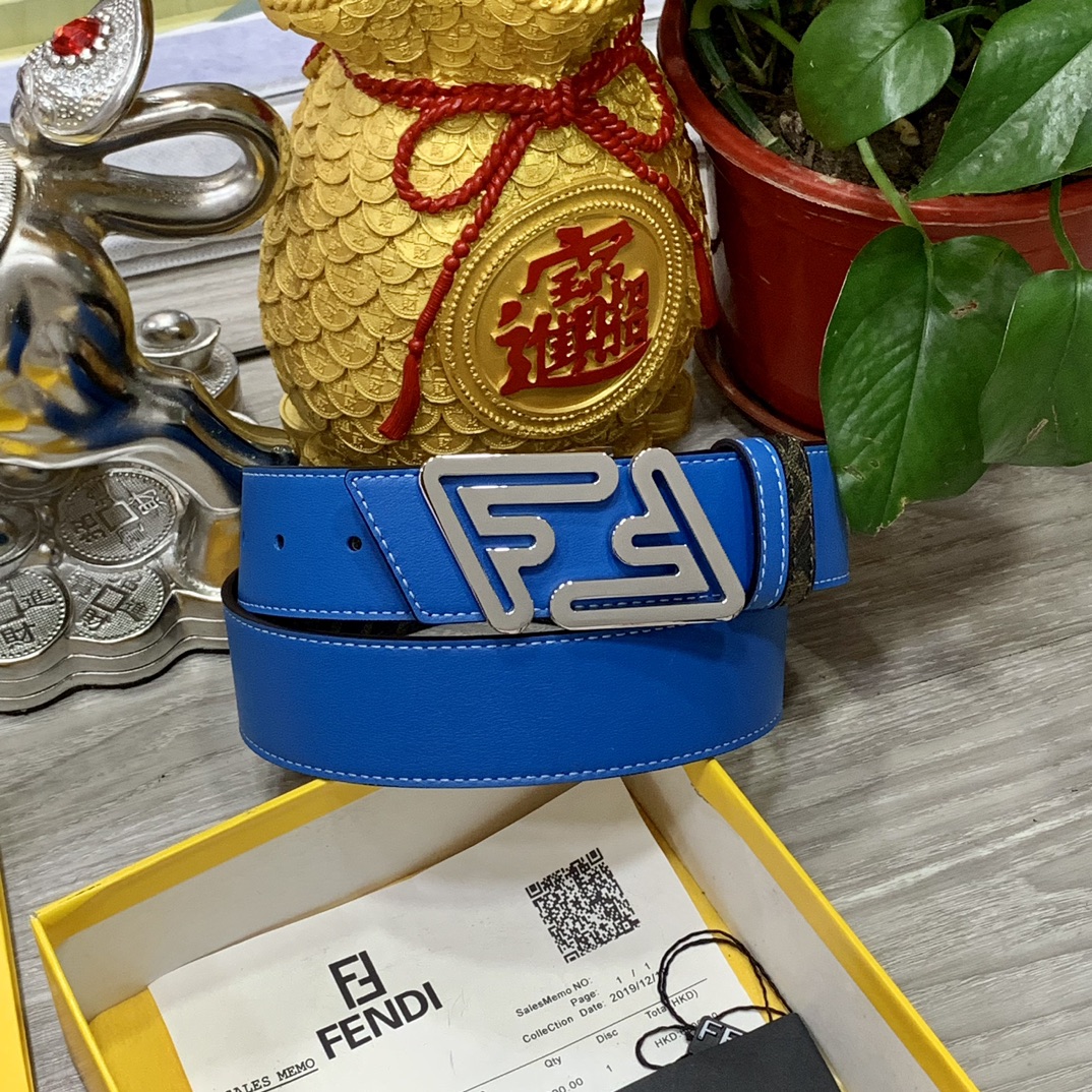 FENDI芬迪专柜同款宽4.0CM双