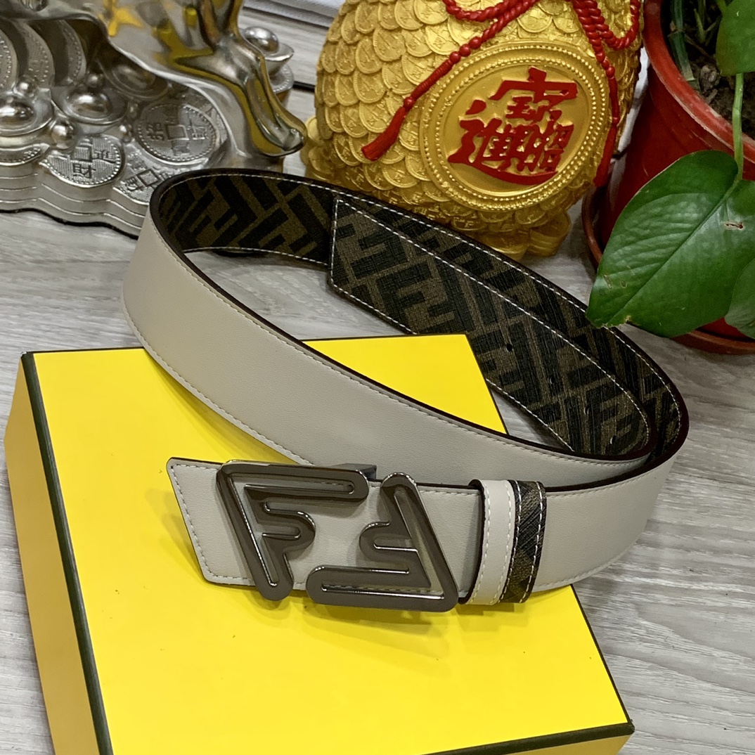 FENDI芬迪专柜同款宽4.0CM双
